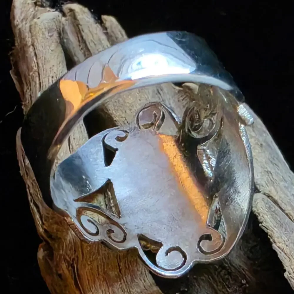 Agate sterling ring size 7